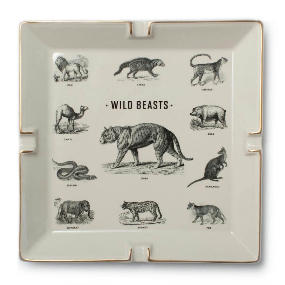Izola Wild Beasts earthenware ceramic catch-all/ash tray